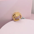 *LIMITED* Real 18K Yellow Gold - Serpenti Snake Thick Ring