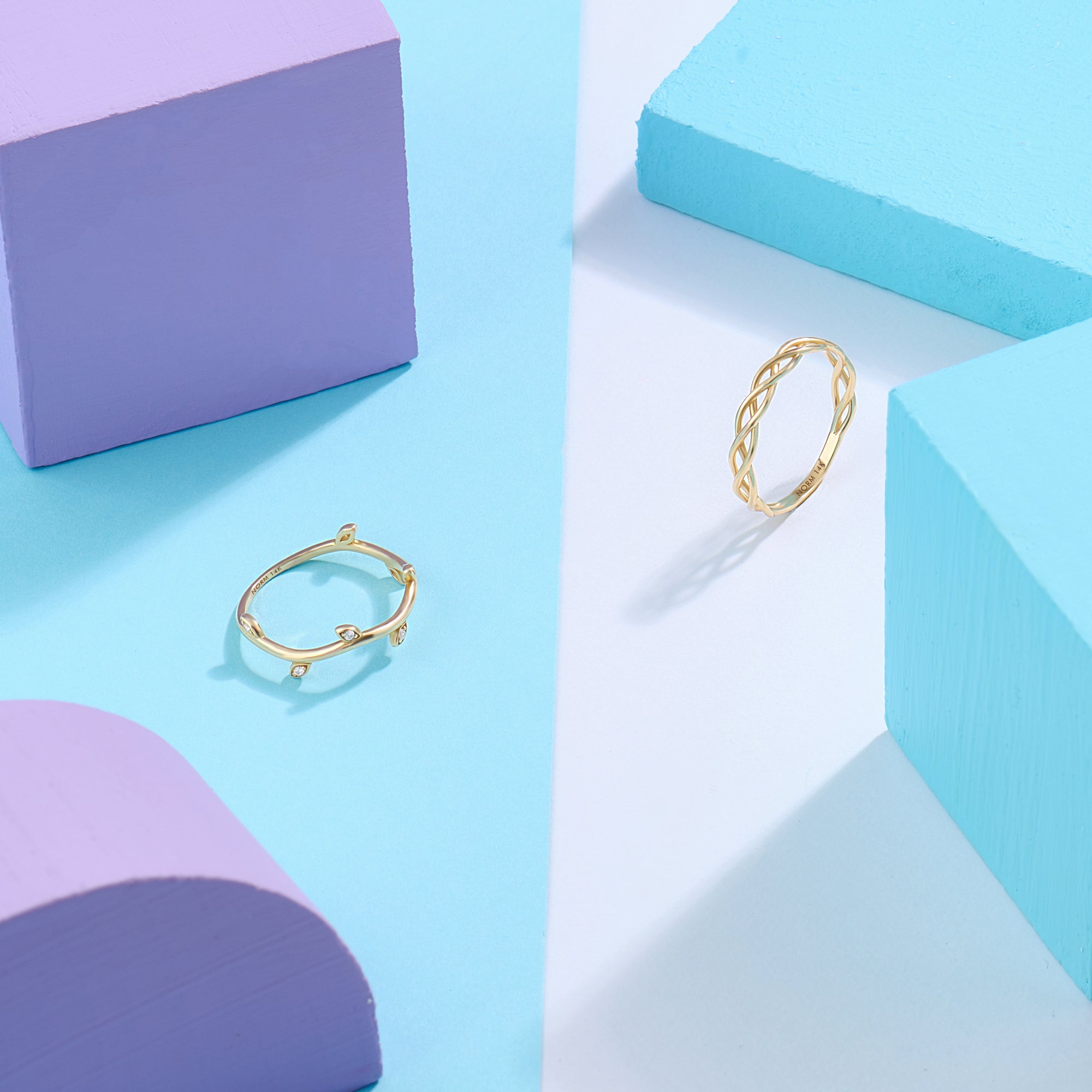 Braided Celtic Knot Ring in Gold