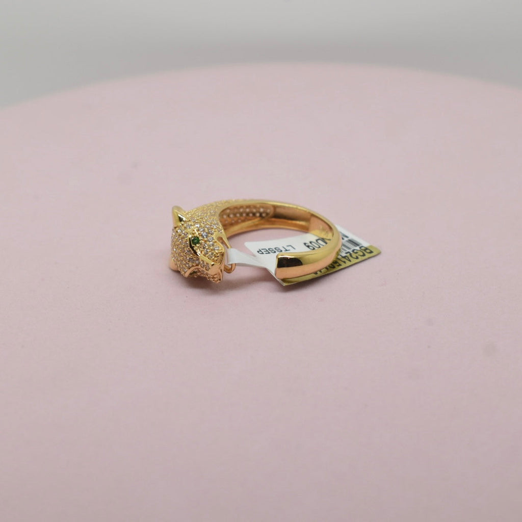 *LIMITED* 18K Yellow Gold - Tiger Ring