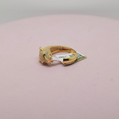 *LIMITED* 18K Yellow Gold - Tiger Ring