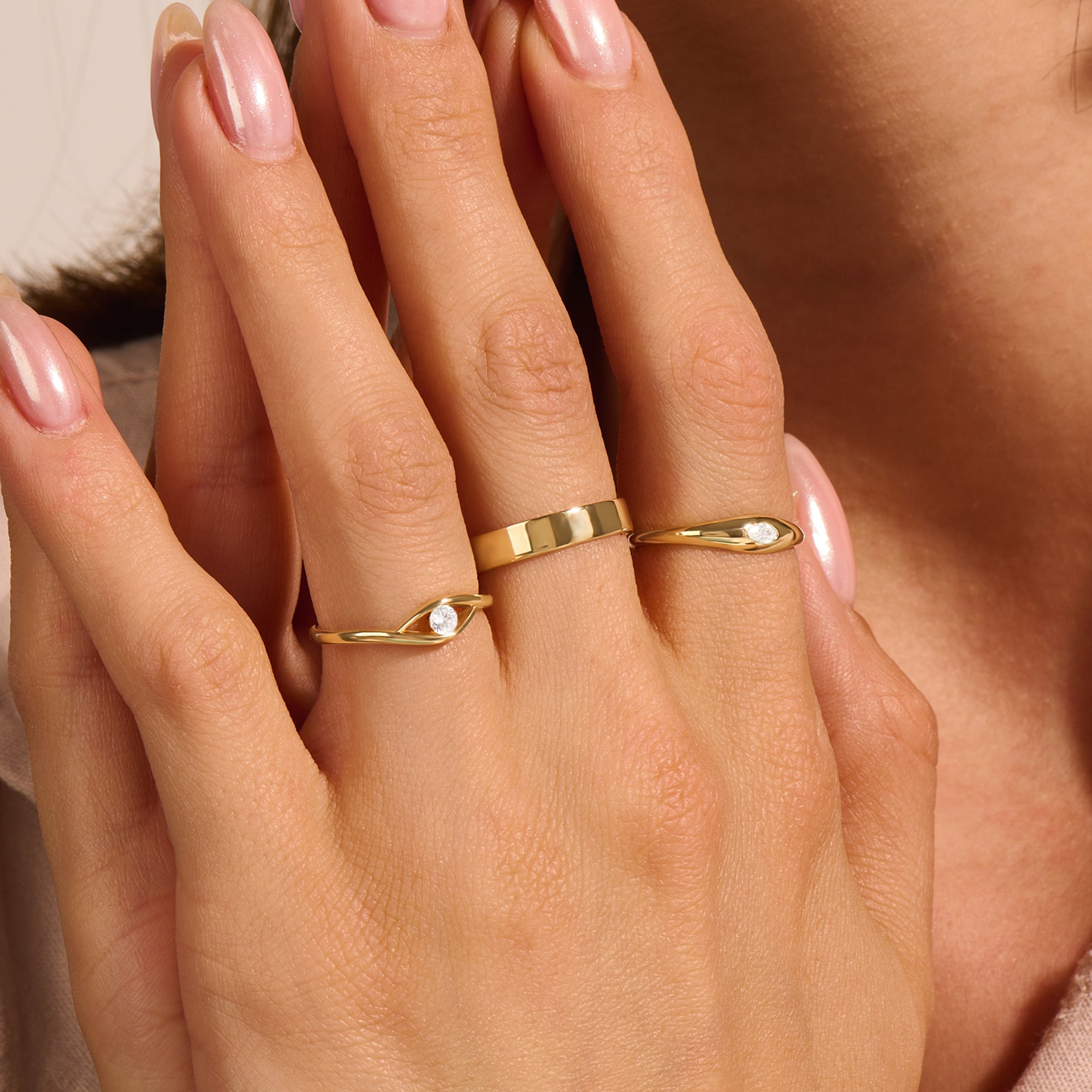 Marquise Bezel Signet Ring in Gold
