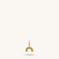 14K Solid Gold Rainbow Pendant
