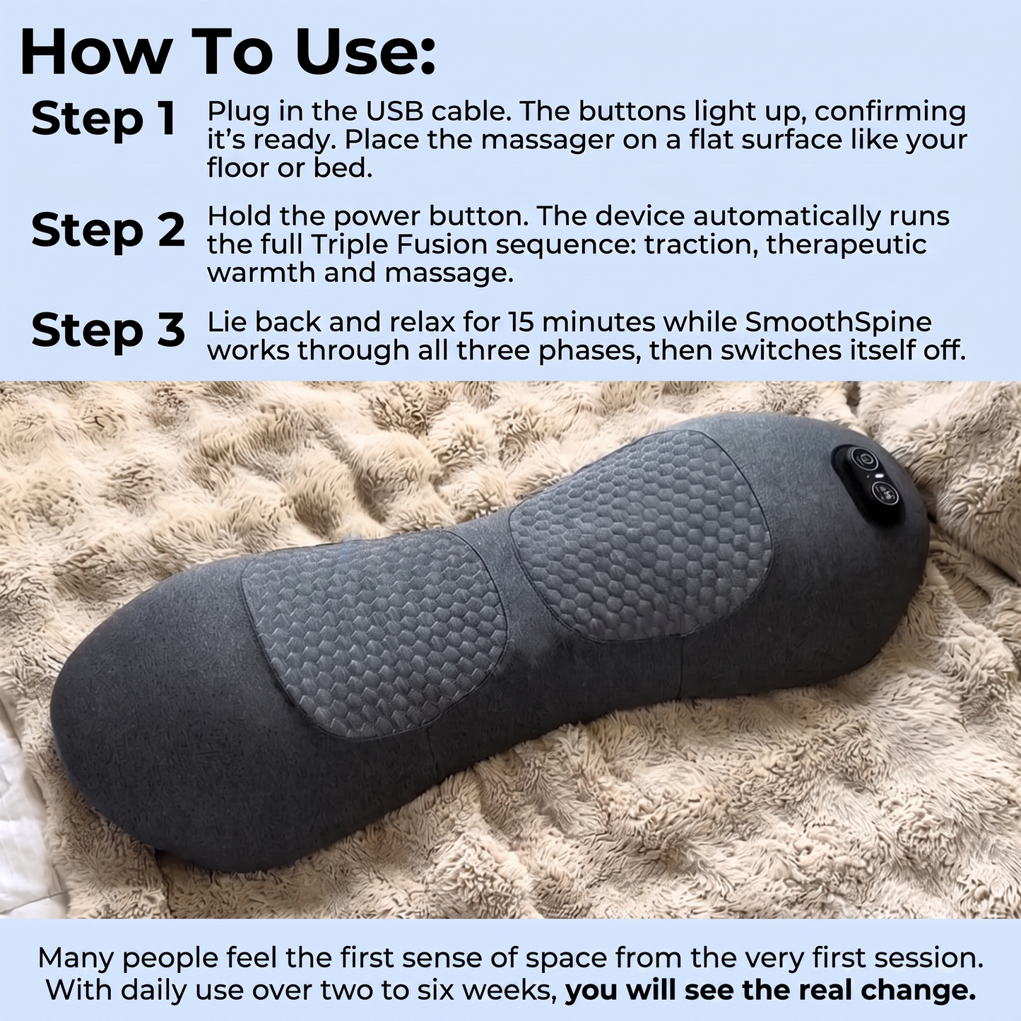 Smoothspine Triple Massager
